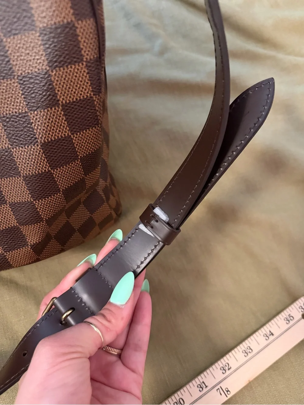 Louis Vuitton Keepall Bandouliere 45 Damier Ebene - Picture 4 of 9